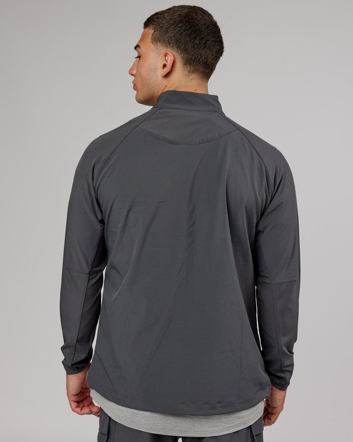 Man wearing Energy Stretch Performance Jacket - Asphalt