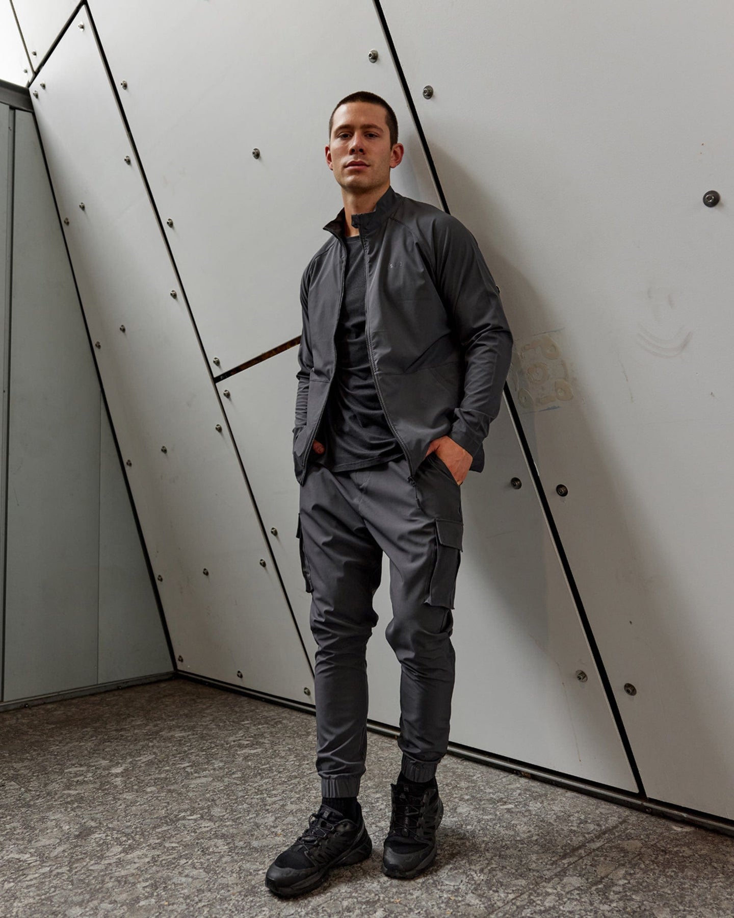 Energy Stretch Performance Cargo Jogger Asphalt LSKD