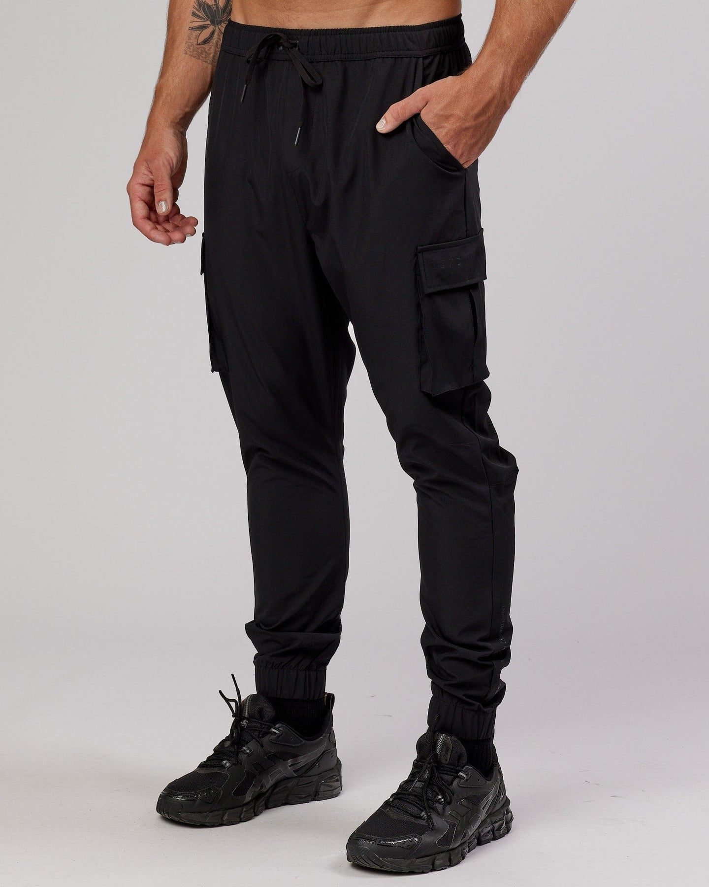 Energy Stretch Performance Cargo Jogger - Black