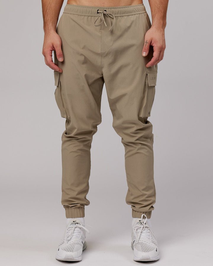 Man wearing Energy Stretch Performance Cargo Joggers - Laurel Oak