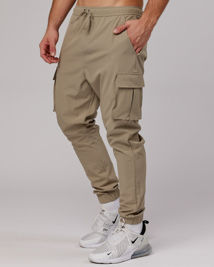 Man wearing Energy Stretch Performance Cargo Joggers - Laurel Oak
