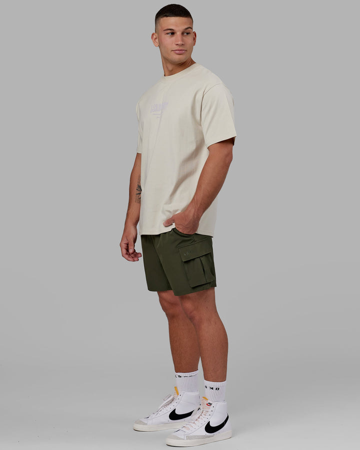 Man wearing Energy Stretch Performance Cargo Short - Forest Night