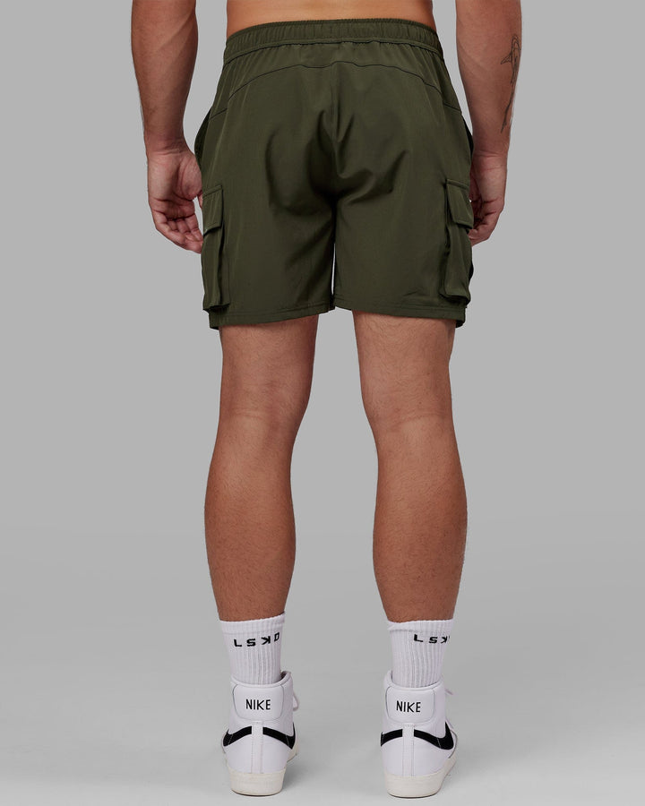 Man wearing Energy Stretch Performance Cargo Short - Forest Night