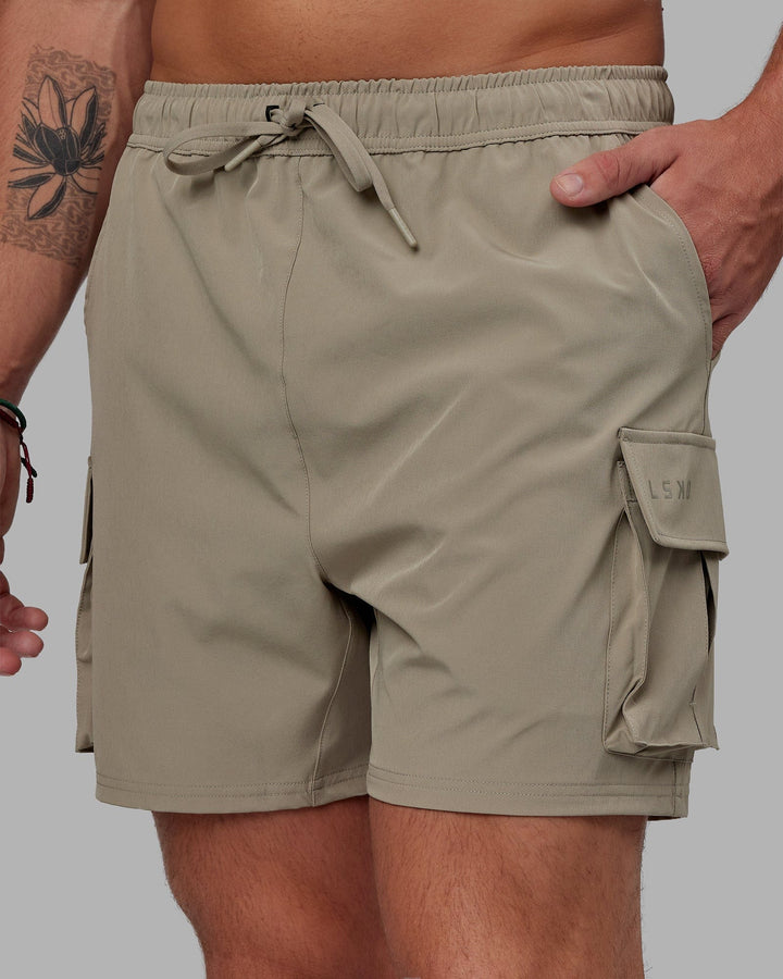 Man wearing Energy Stretch Performance Cargo Short - Laurel Oak