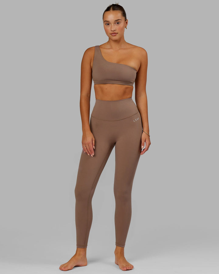 Woman wearing Flex Bra - Deep Taupe