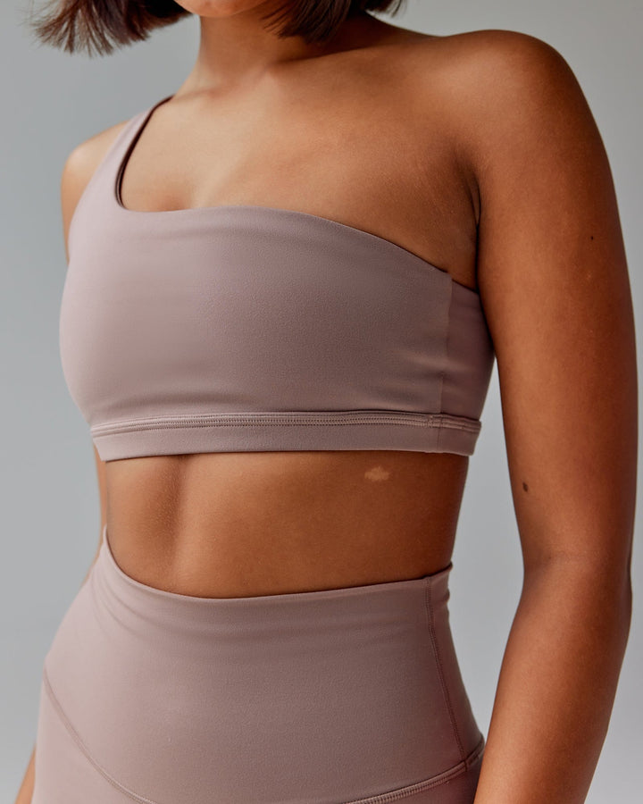 Woman wearing Flex Bra - Deep Taupe