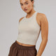 Flow Performance Tank - Silver Grey