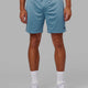 Man wearing Fundamental Mesh Short - Azure Blue