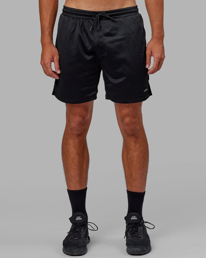 Man wearing Fundamental Mesh Short - Black