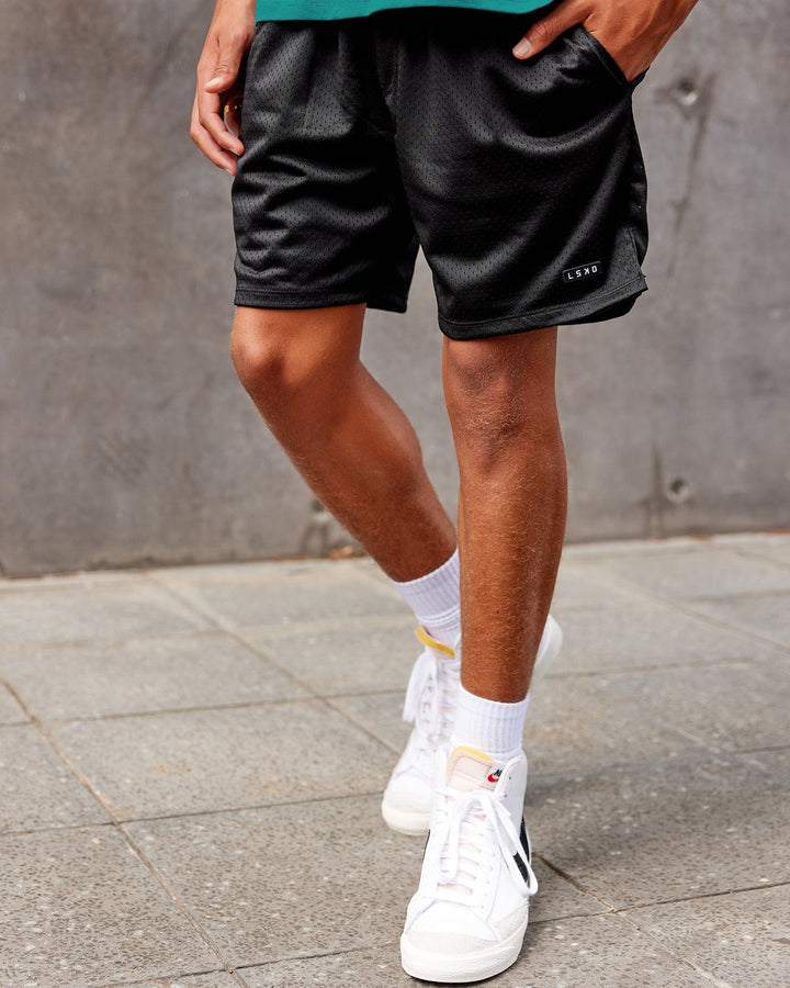 Fundamental Mesh Shorts - Black