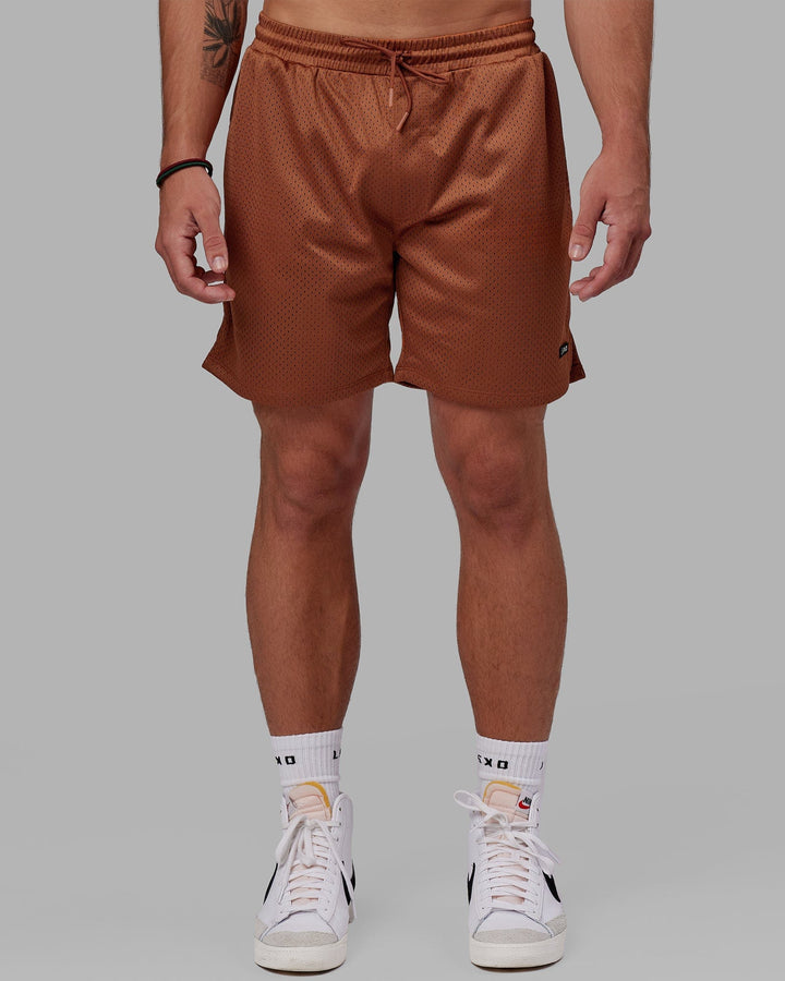 Man wearing Fundamental Mesh Short - Hazel