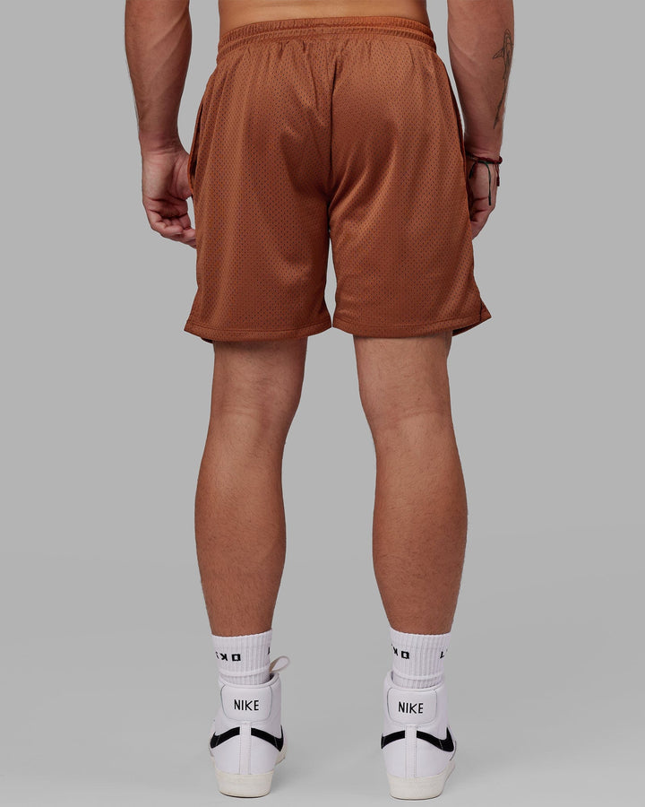Man wearing Fundamental Mesh Short - Hazel