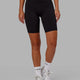 Woman wearing Fusion Bike Short - Black
