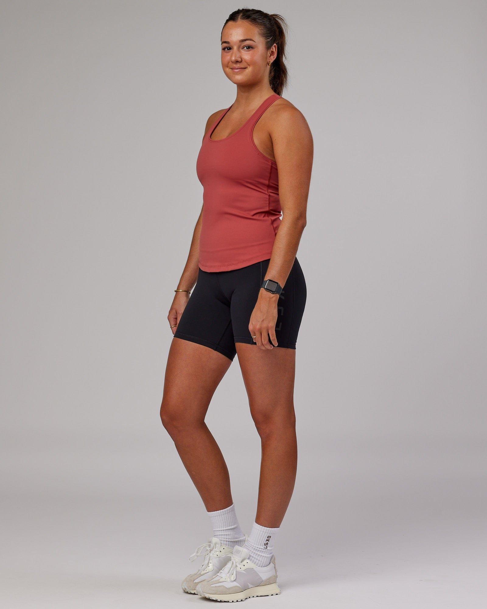 Exercise tank with sales built in bra