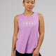 Woman wearing Luna Tank - Lilac