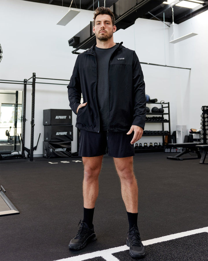 Man wearing Functional Training Jacket - Black