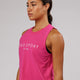 Woman wearing Penalty Tank - Magenta
