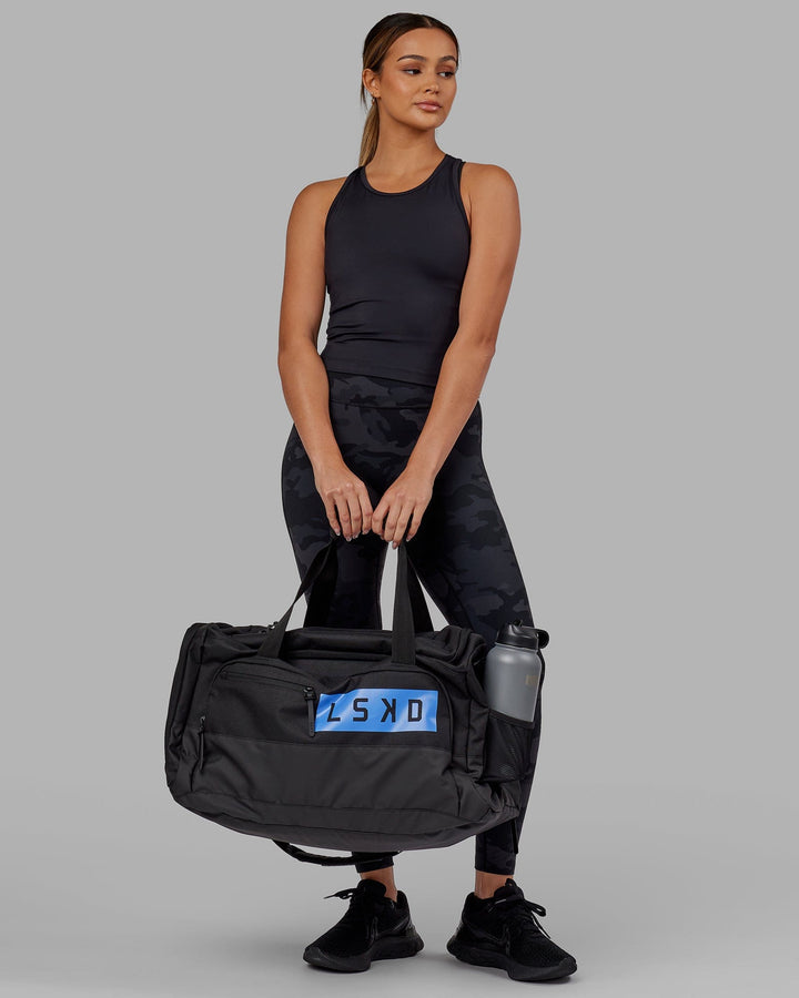 Rep Duffle Bag 50L - Black-Cornflower Blue