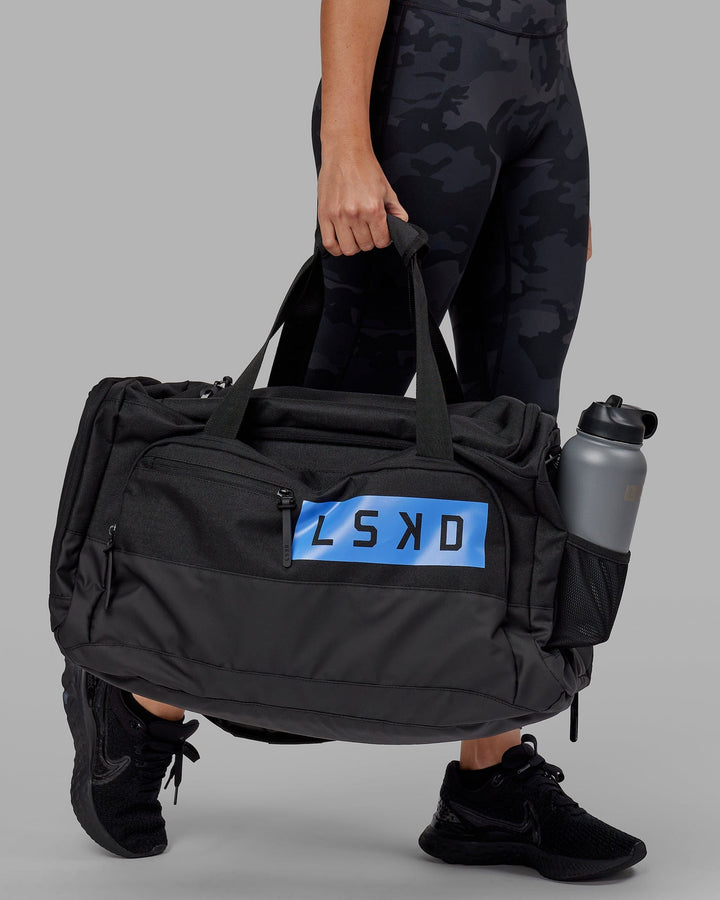 Rep Duffle Bag 50L - Black-Cornflower Blue