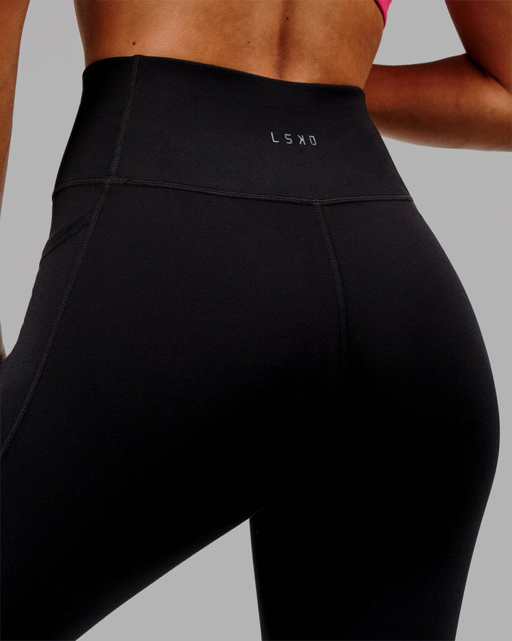 Rep Full Length Tights - Black-Boysenberry