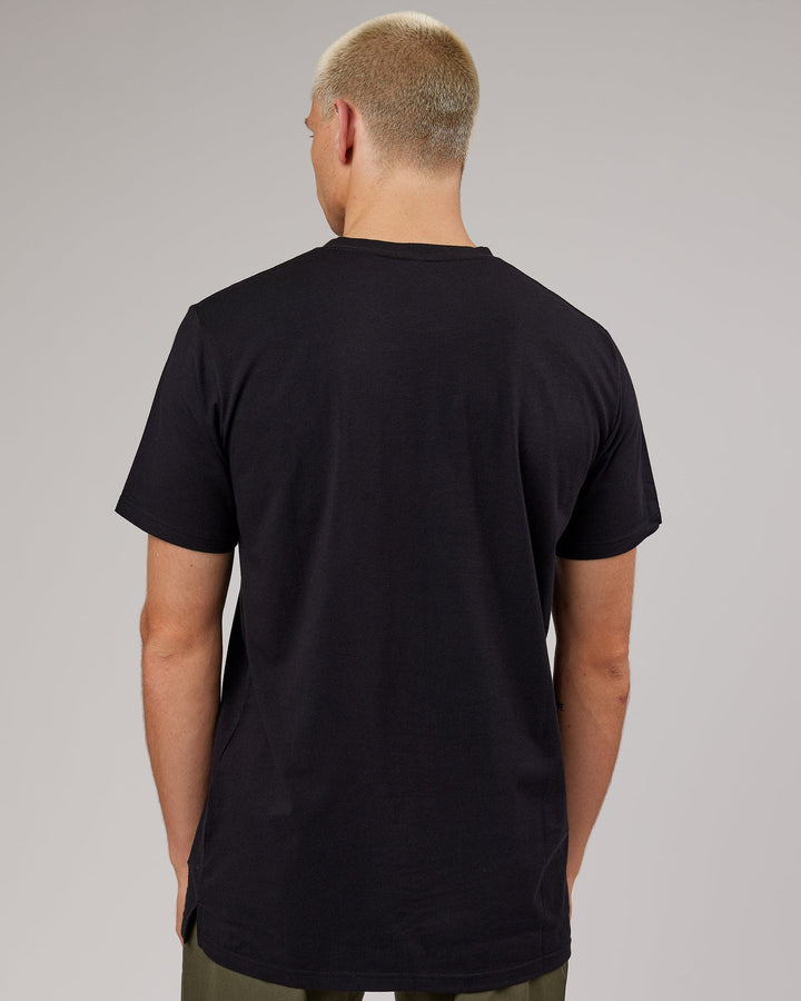 Man wearing Strength FLXDRY Performance Tee - Black-Black