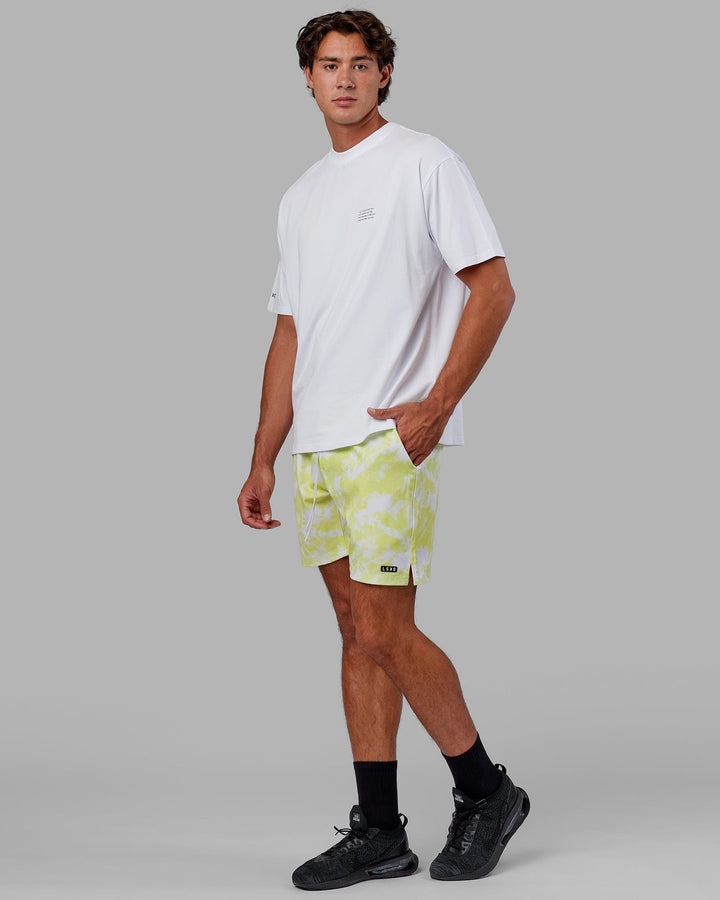 Man wearing Unisex Strive FLXCotton Tee Oversize - White