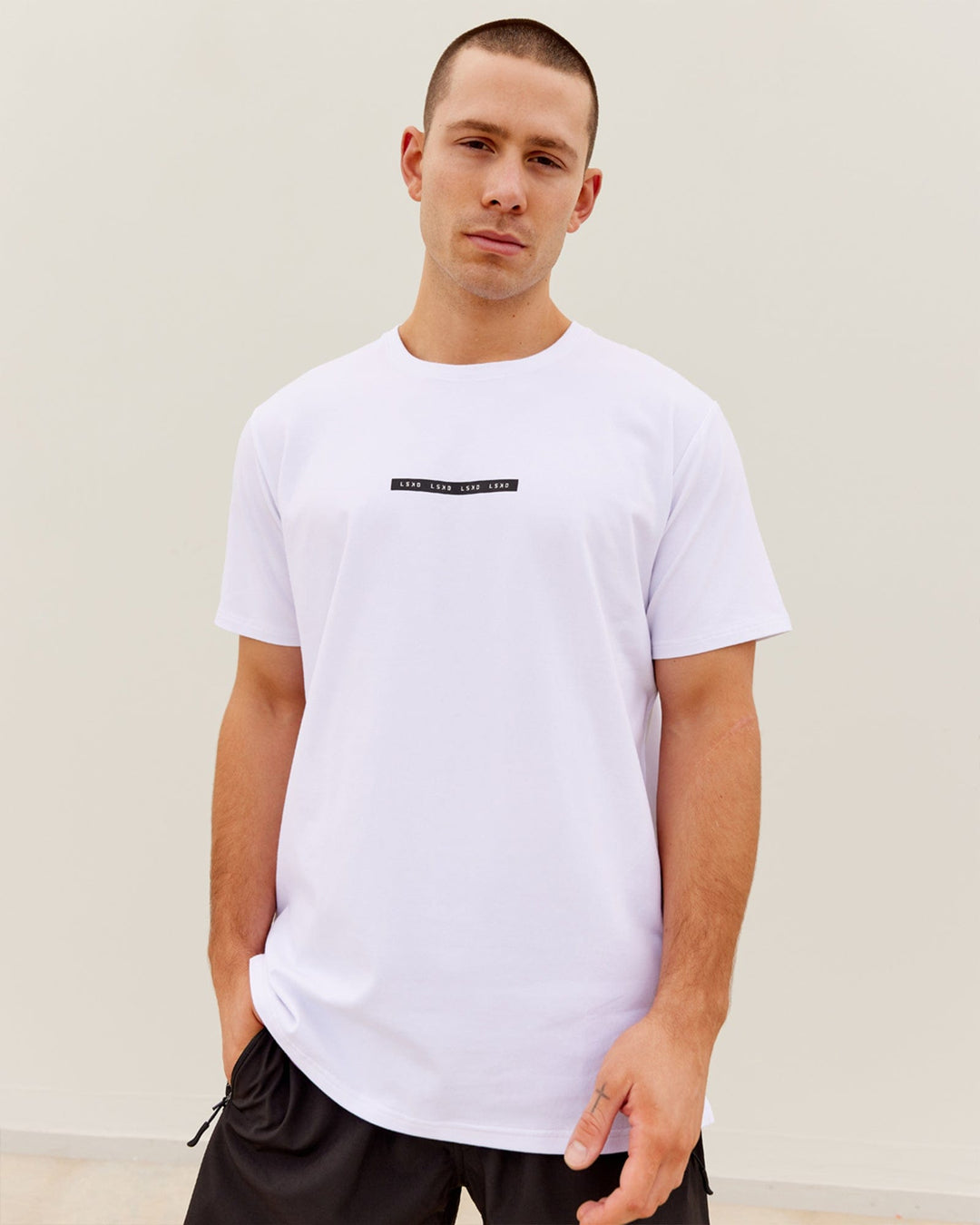 Tape FLXCotton Tee - White