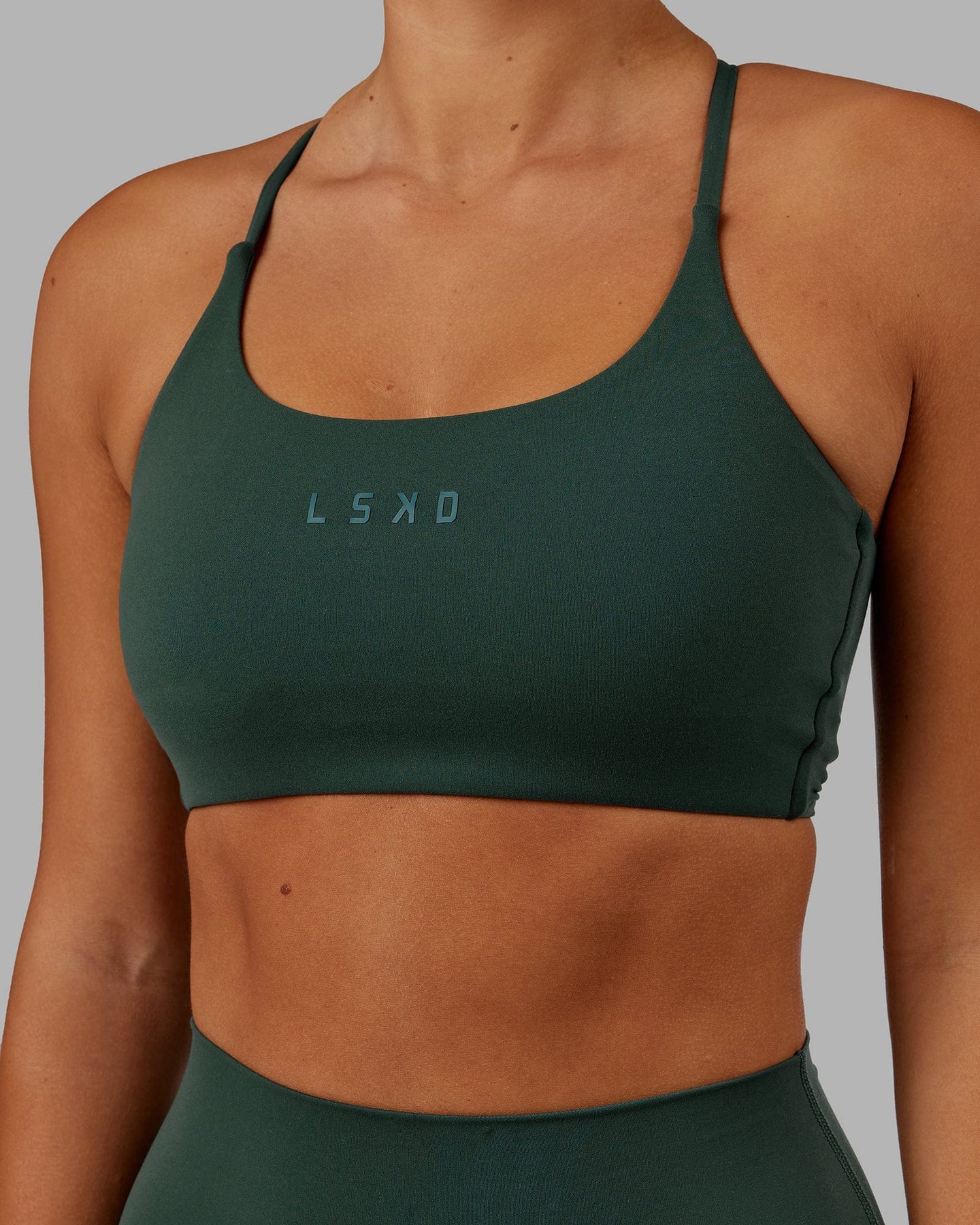 Buy Nykd All day Essential Cotton Sports Bra - NYK059 Beetle Green