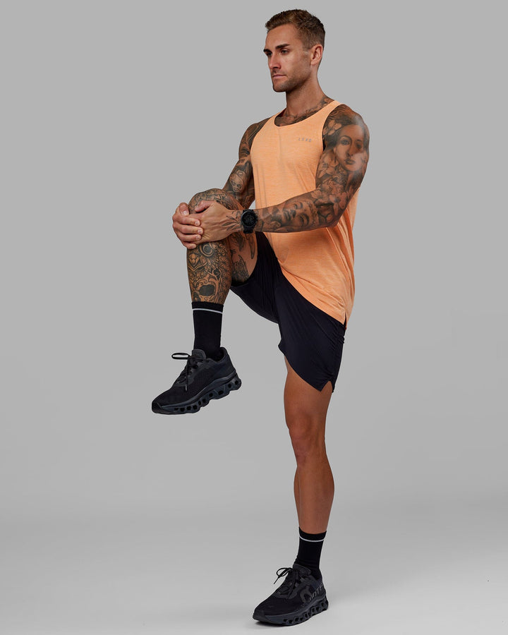 Man wearing UltraAir 6" Lined Performance Short - Black