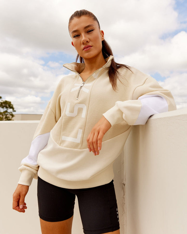 Unisex Inversion Sweater Oversize - Almond Milk
