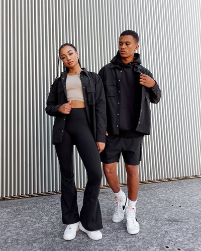 Unisex Utility Jacket - Black