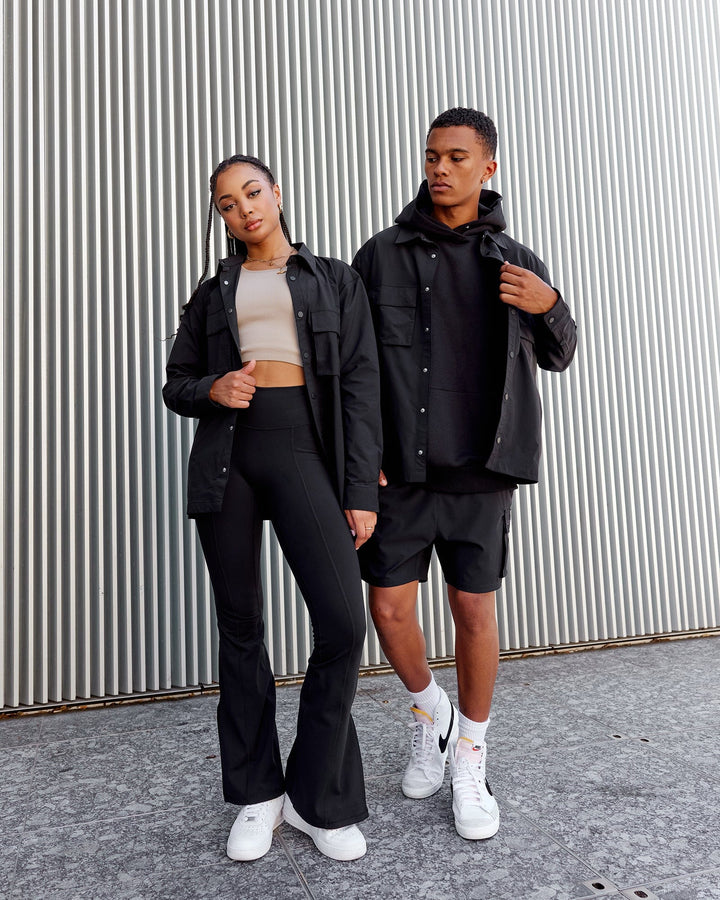 Unisex Utility Jacket - Black
