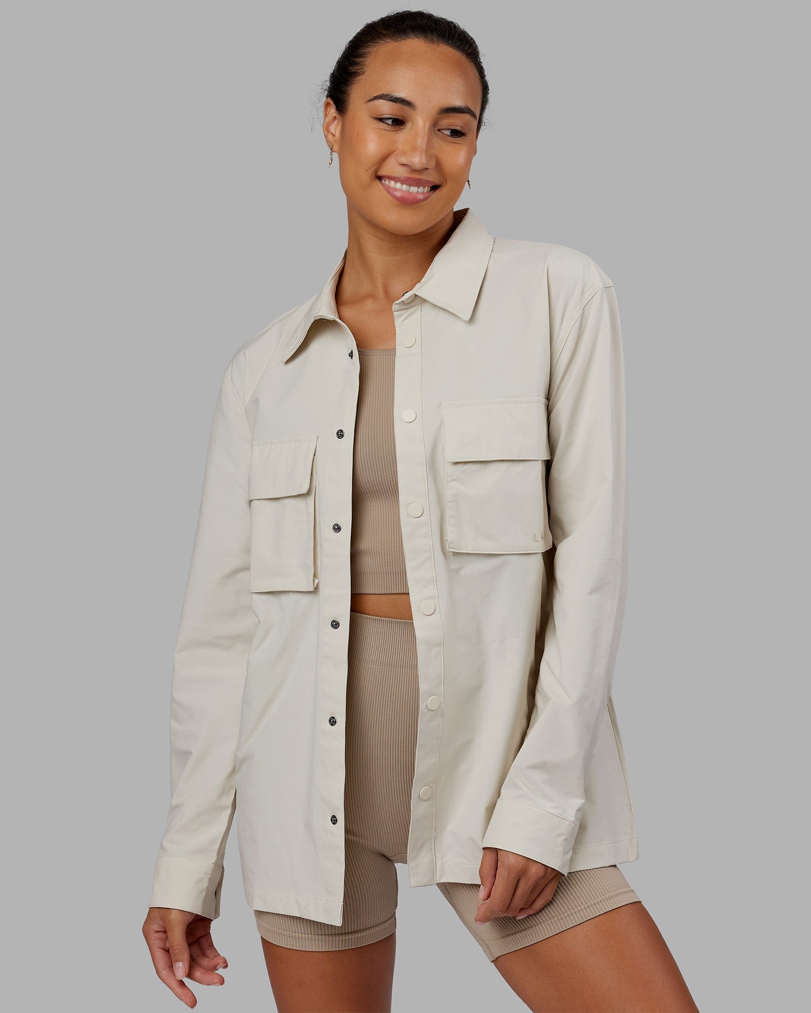 Long sales utility jacket