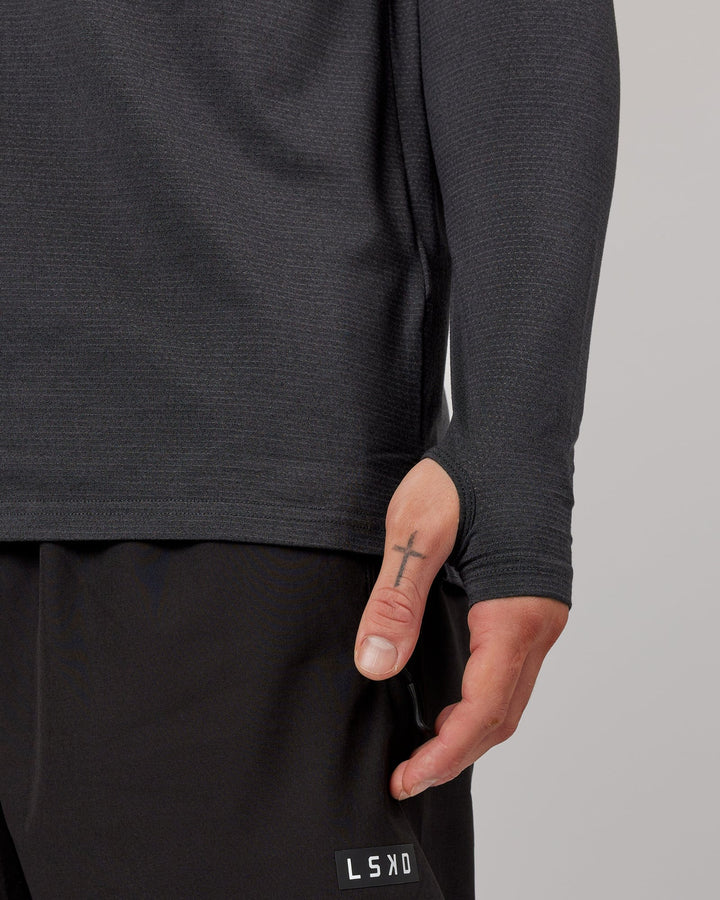 Perform VapourFLX LS Tee - Black Marl