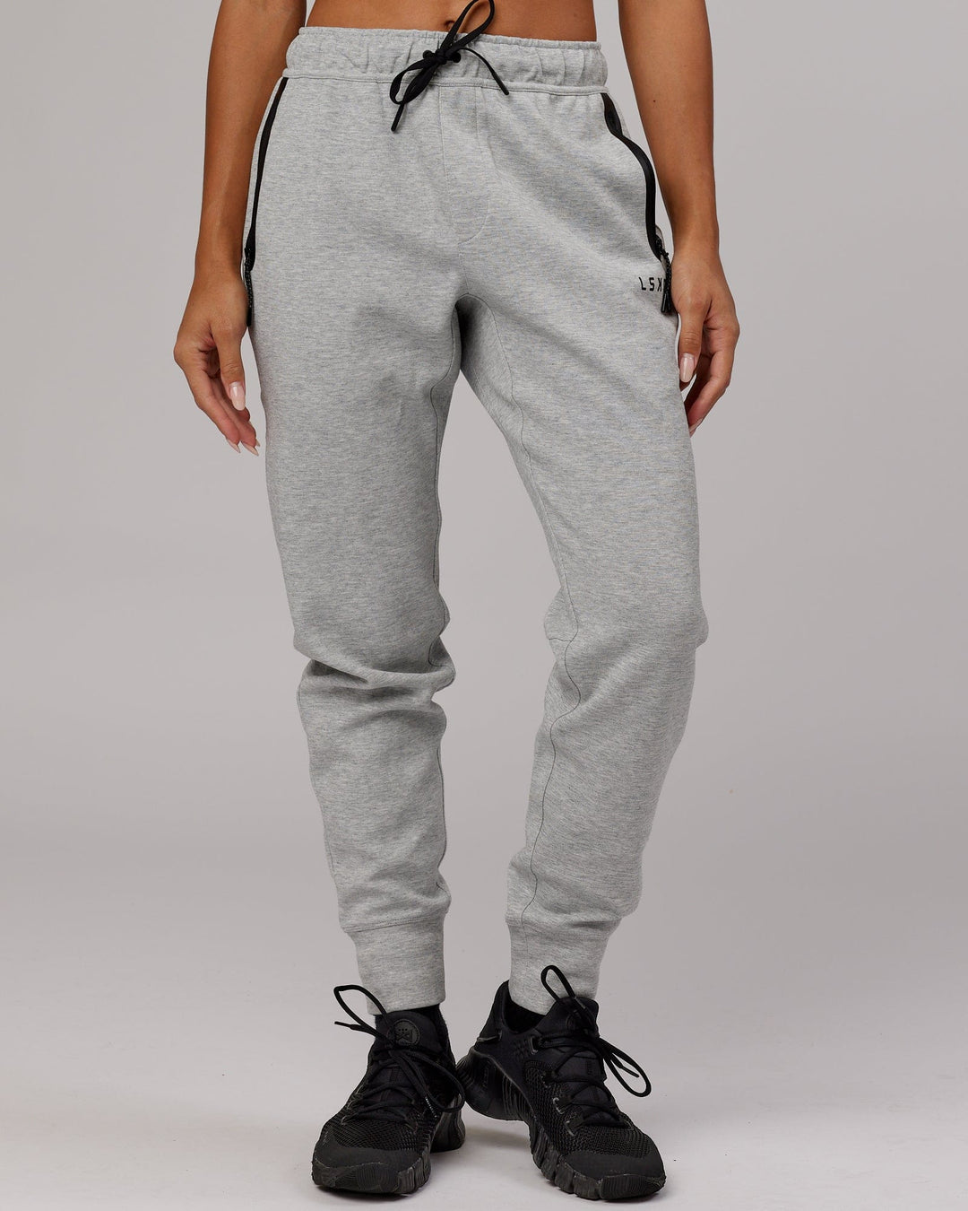 Womens Athlete ForgedFleece Track Pants - Lt Grey Marl
