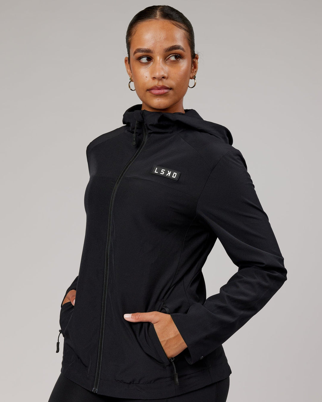 Womens Functional Training Jacket - Black | LSKD