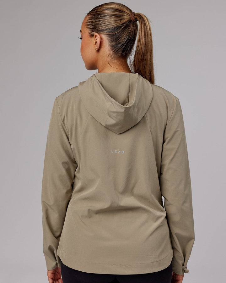 Woman wearing Womens Functional Training Jacket - Laurel Oak