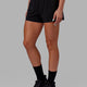 Woman wearing Ultra Air Lined Performance Short - Black